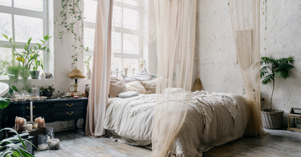 arredamento-shabby-chic-letto